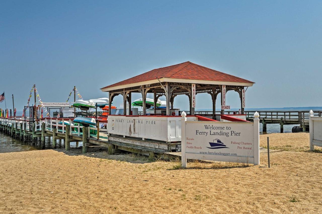 The Blue Crab Cottage - 3 Blocks From The Beach! Colonial Beach Extérieur photo